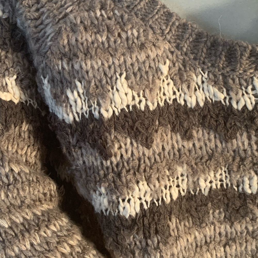 Free People Soft comfortable off the shoulder  sweater.
